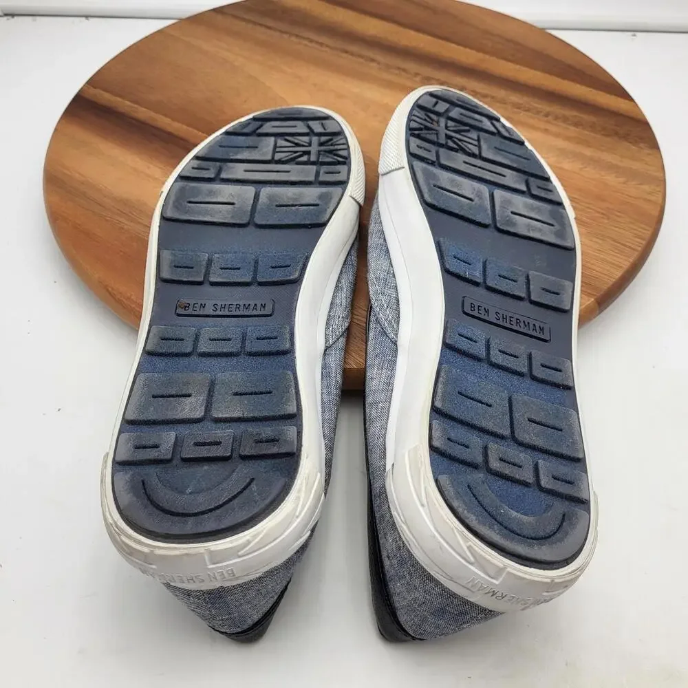 Ben Sherman  Shoes Mens Size 12‎ Blue Bradford Slip On  Loafers Casual
